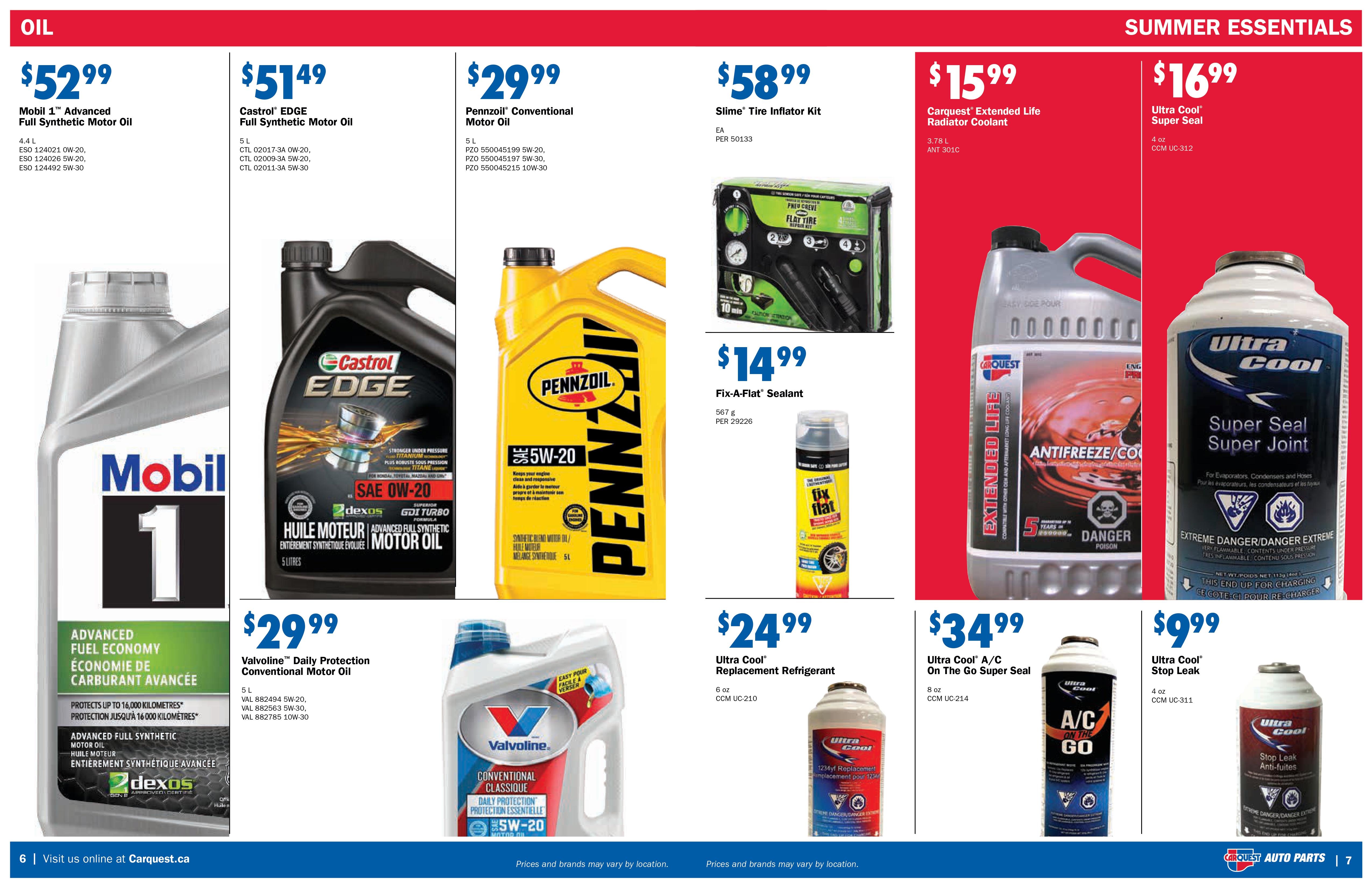 Promotions Carquest Auto Woodstock